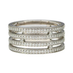 Hermes Ring Arianne GM 52 White Gold Diamond