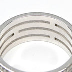 Hermes Ring Arianne GM 52 White Gold Diamond — view 4