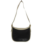 Gucci Shoulder Bag Vintage GG Logo White Navy AA NK