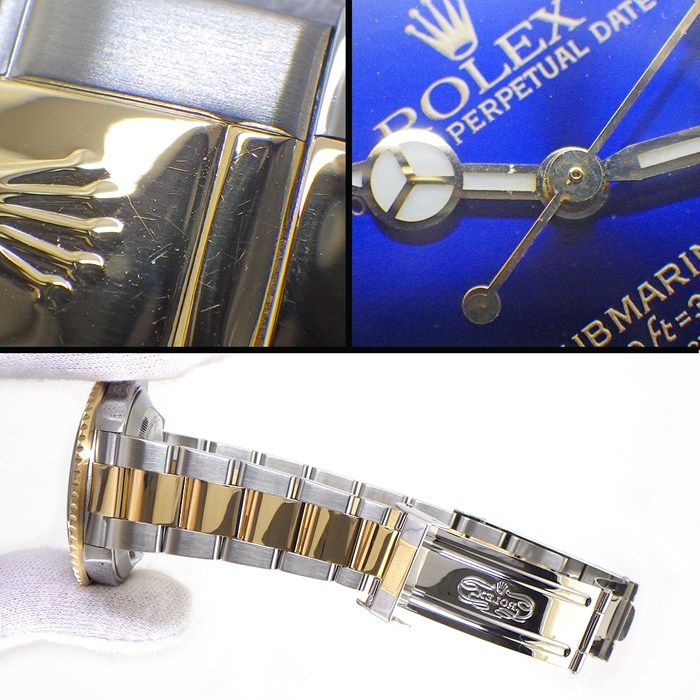 Rolex Watch Submariner Date P Number Luminous Index Hands Rotating Bezel Sunray — view 8