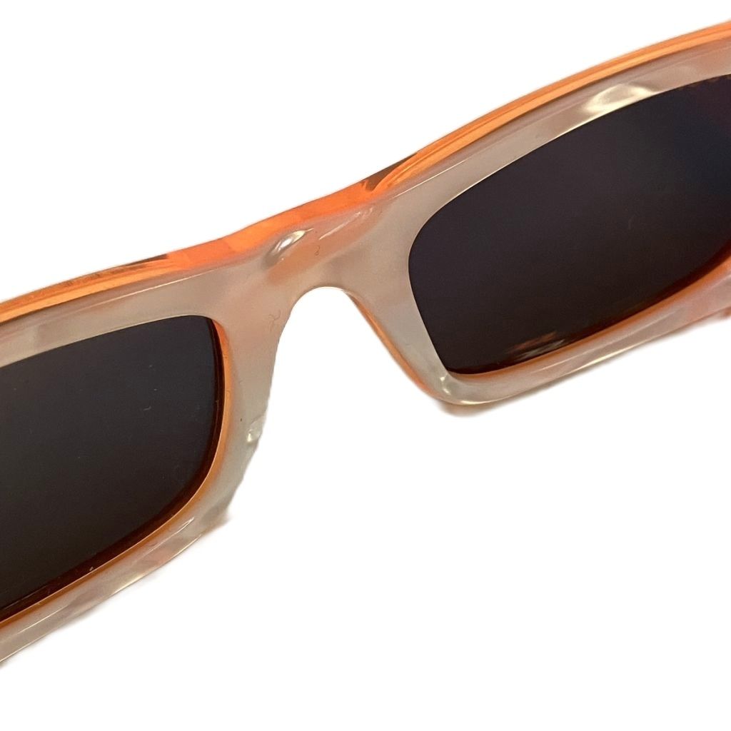 Gucci Sunglasses Rectangular Interlocking 52 Ro 20 Orange Eyewear — view 5
