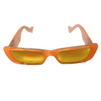 Gucci Sunglasses Rectangular Interlocking 52 Ro 20 Orange Eyewear — view 2
