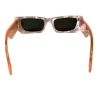 Gucci Sunglasses Rectangular Interlocking 52 Ro 20 Orange Eyewear — view 4