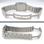 Cartier Watch Tank Anne Gray 11 Points Diamond Index Rectangular Silver — view 3