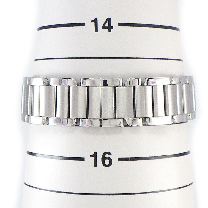 Cartier Watch Tank Anne Gray 11 Points Diamond Index Rectangular Silver — view 9