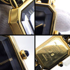 Chanel Watch Premier M Octagonal Black Dial Chain Bracelet Leather Quartz Analog — view 7
