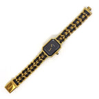 Chanel Watch Premier M Octagonal Black Dial Chain Bracelet Leather Quartz Analog — view 3
