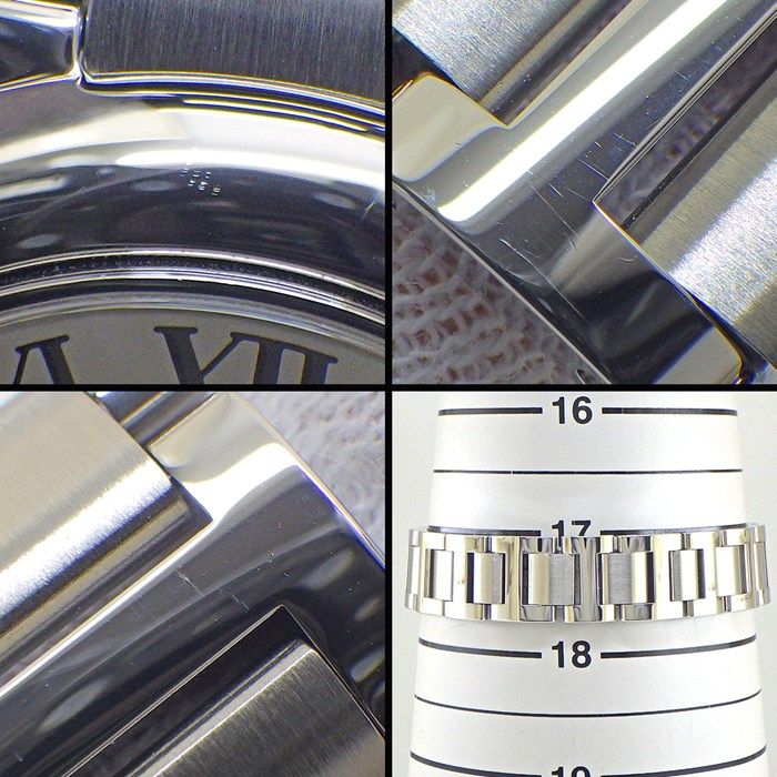 Cartier Watch Baron Blue SM Silver Dial Roman Index SS Quartz Analog — view 7