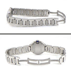Cartier Watch Baron Blue SM Silver Dial Roman Index SS Quartz Analog — view 3