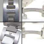 Cartier Watch Baron Blue SM Silver Dial Roman Index SS Quartz Analog — view 5
