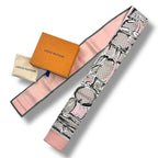 Louis Vuitton Scarf Bandeau Trunk Pink