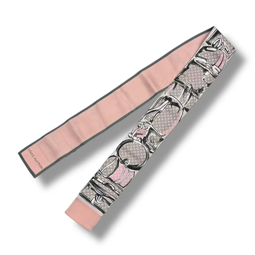 Louis Vuitton Scarf Bandeau Trunk Pink — view 2