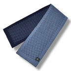Gucci Shawl Scarf GG Logo Blue — view 4