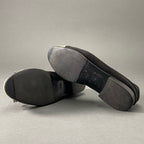Chanel CC Logo Ballet Shoes Flat 35.5 Black Suede Ribbon — view 6