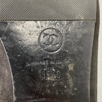 Chanel CC Logo Ballet Shoes Flat 35.5 Black Suede Ribbon — view 7