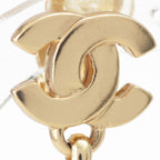Chanel Mademoiselle CC Logo Earrings Gold — view 5