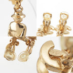 Chanel Mademoiselle CC Logo Earrings Gold — view 9