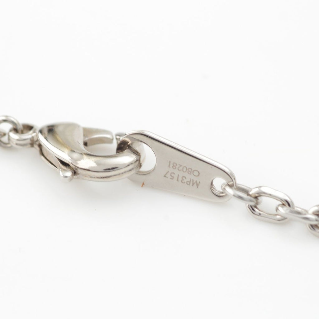 Louis Vuitton Monogram LV Plain Pendant Chain Necklace Logo Airplane Motif — view 9