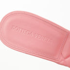 Bottega Veneta Lido Intrecciato Square Sandals Pink — view 7