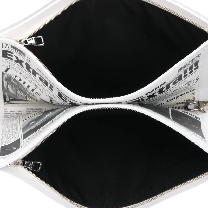 Louis Vuitton New Space All Over Pattern Leather Clutch — view 3
