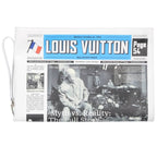 Louis Vuitton New Space All Over Pattern Leather Clutch