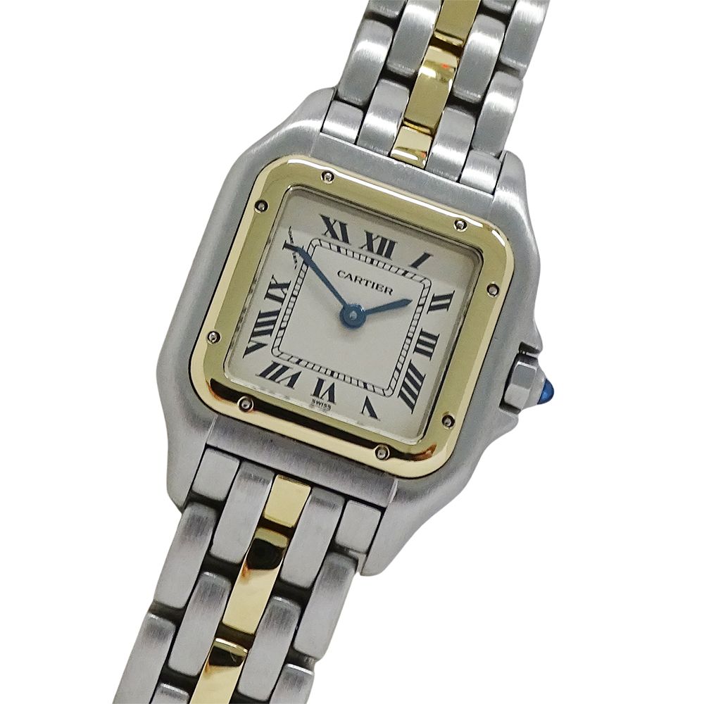 Cartier Watch Panther SM 1 Row Quartz Stainless Steel Gold YG Combination