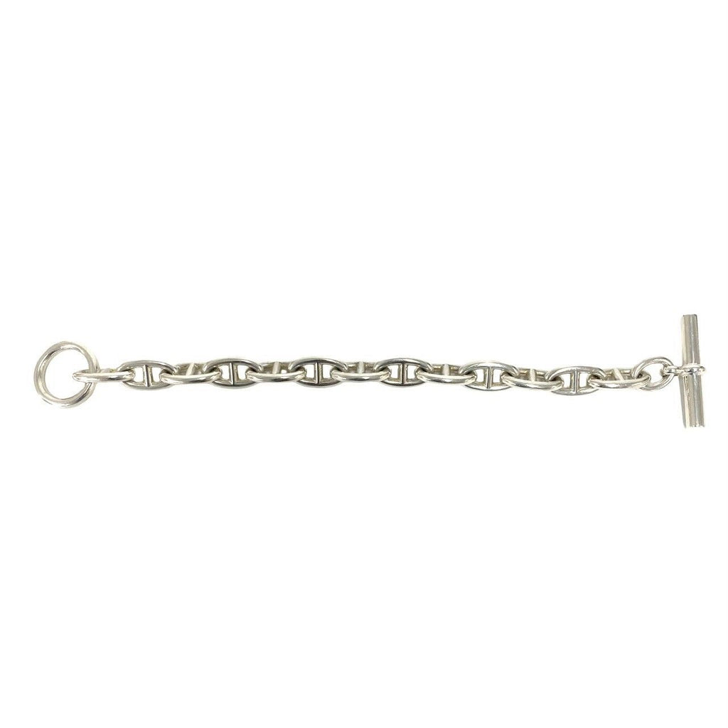Hermes Chaine D'ancre GM 13 Frame Bracelet 925 Sterling Silver — view 6