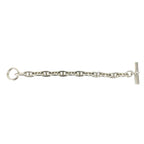 Hermes Chaine D'ancre GM 13 Frame Bracelet 925 Sterling Silver — view 6
