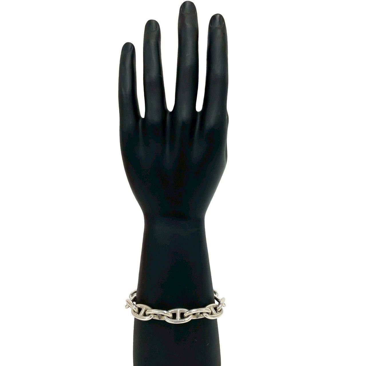 Hermes Chaine D'ancre GM 13 Frame Bracelet 925 Sterling Silver — view 2