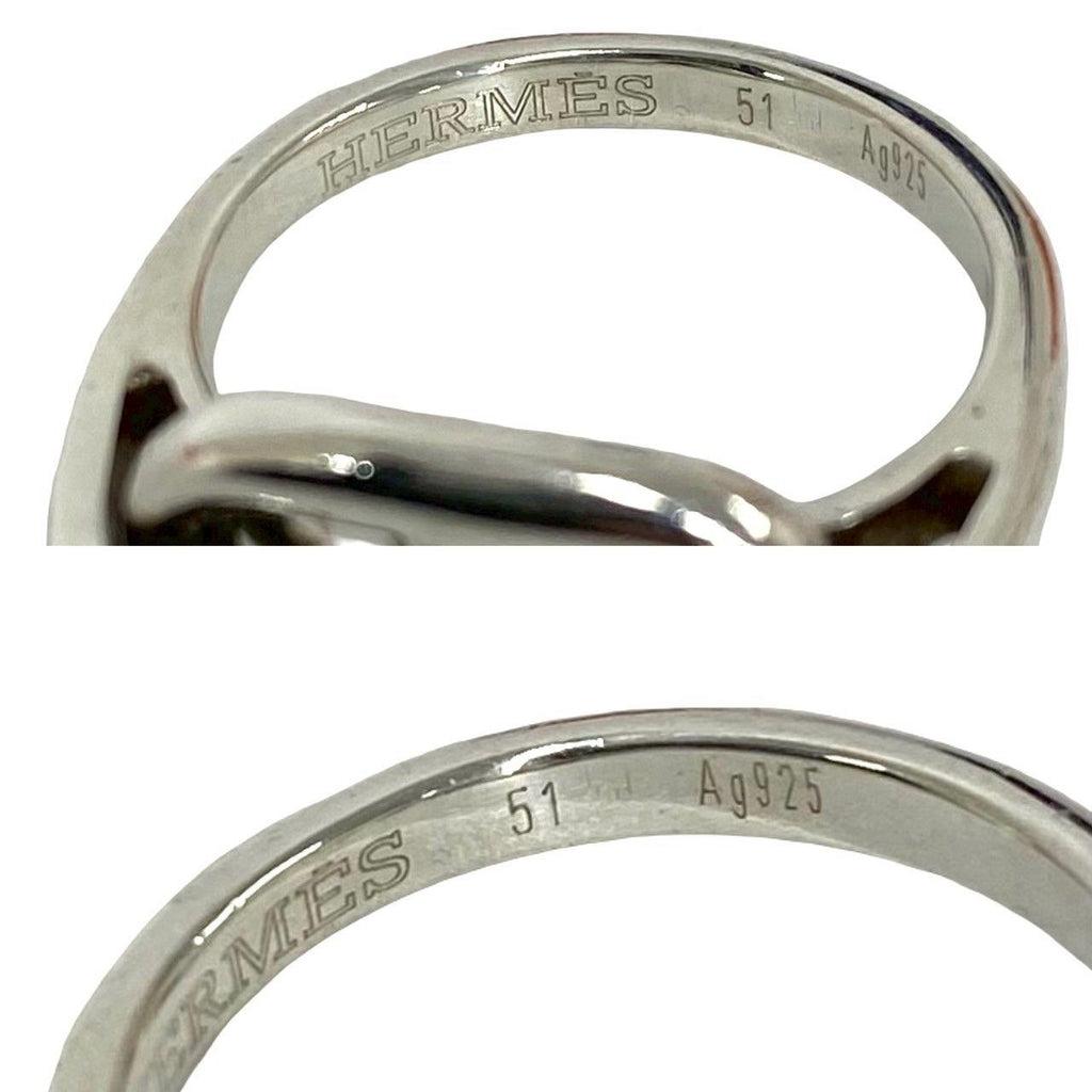 Hermes Chaine D'ancre Ring 925 Sterling Silver — view 3