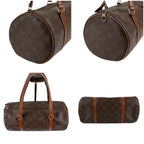 Louis Vuitton Papillon 30 Shoulder Bag Monogram Lambskin Brown — view 4