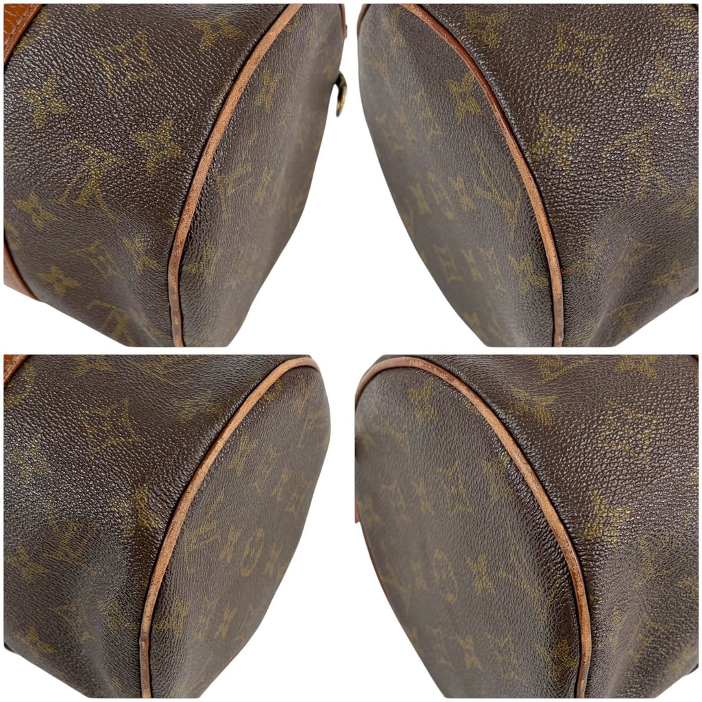 Louis Vuitton Papillon 30 Shoulder Bag Monogram Lambskin Brown — view 6