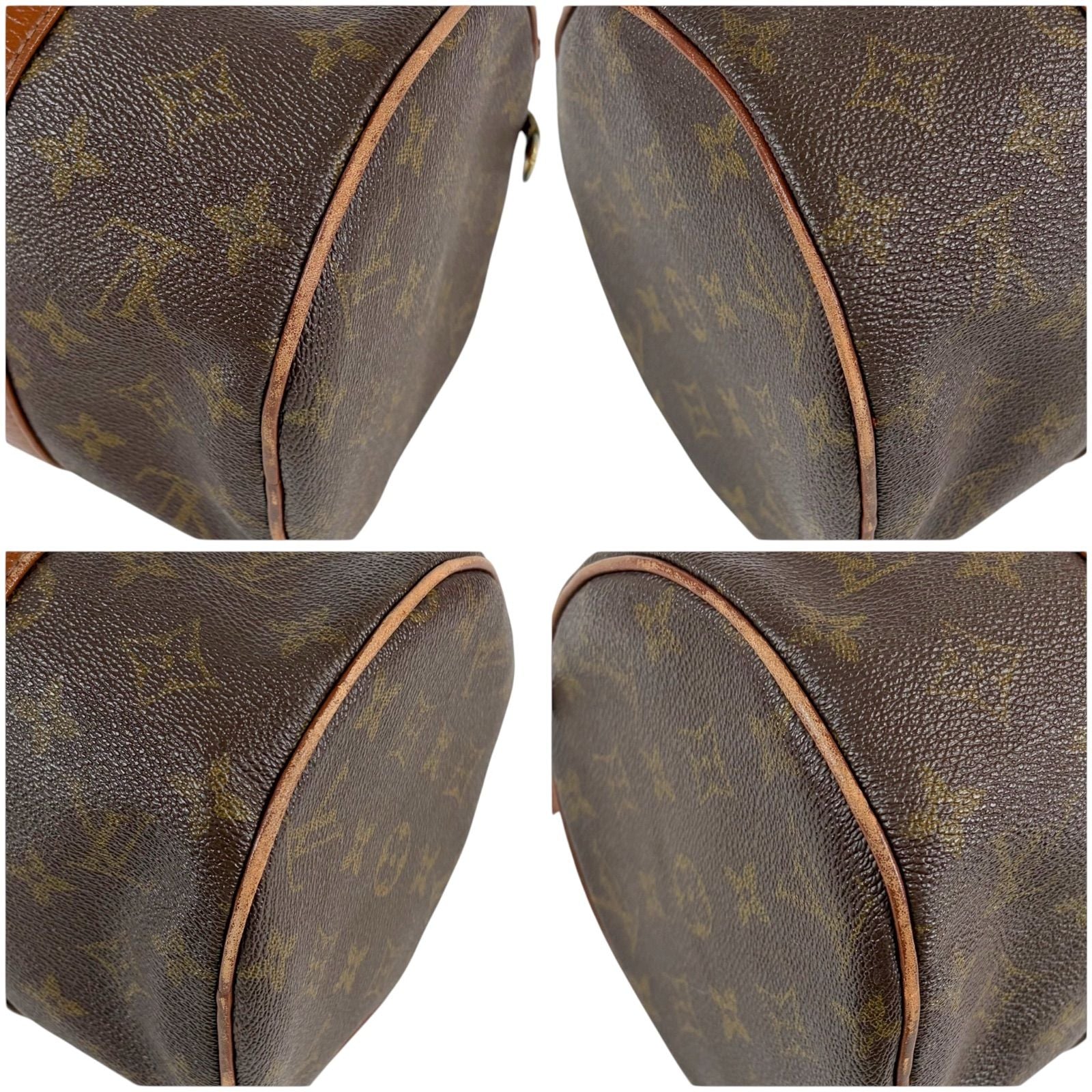 Louis Vuitton Papillon 30 Shoulder Bag Monogram Lambskin Brown — view 6