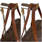 Louis Vuitton Papillon 30 Shoulder Bag Monogram Lambskin Brown — view 7