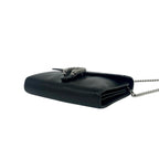 Gucci Dionysus Leather Chain Mini Shoulder Bag Pochette Crossbody Wallet Black — view 8
