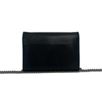 Gucci Dionysus Leather Chain Mini Shoulder Bag Pochette Crossbody Wallet Black — view 3
