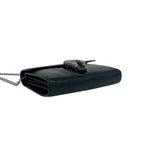 Gucci Dionysus Leather Chain Mini Shoulder Bag Pochette Crossbody Wallet Black — view 7
