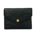 Louis Vuitton Trifold Wallet Monogram Empreinte Portefeuille Victorine Noir