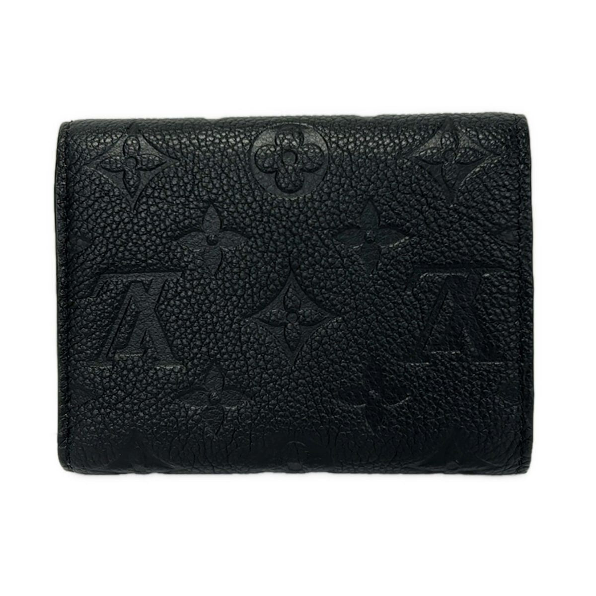 Louis Vuitton Trifold Wallet Monogram Empreinte Portefeuille Victorine Noir — view 2
