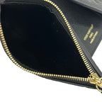 Louis Vuitton Trifold Wallet Monogram Empreinte Portefeuille Victorine Noir — view 4