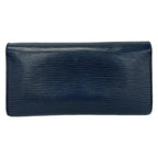 Louis Vuitton Wallet Epi Portefeuille Emily Andigo Blue Leather — view 2