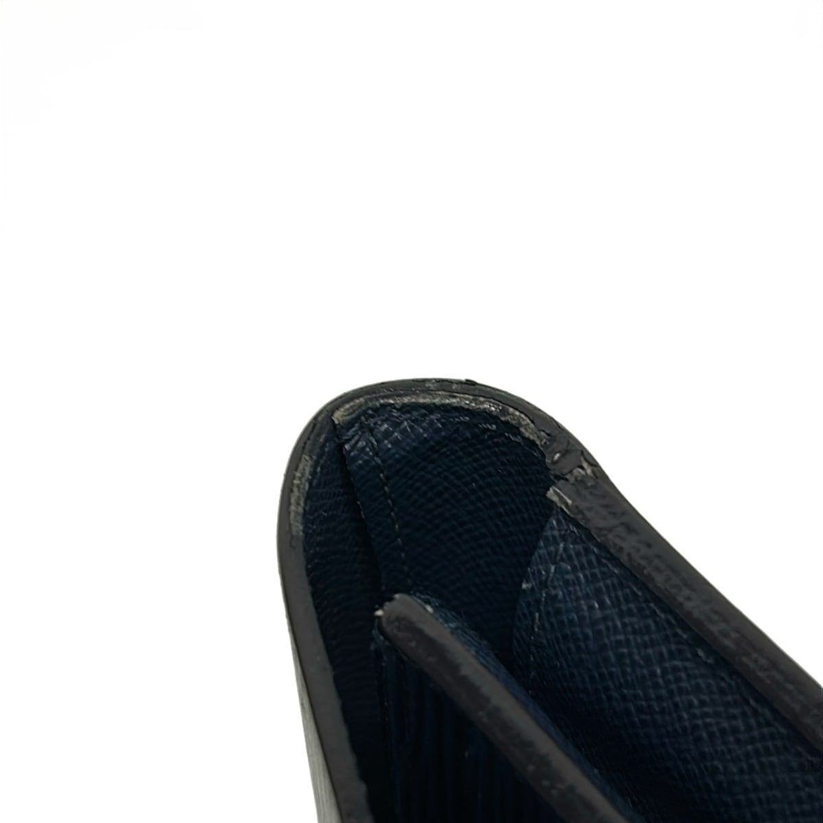 Louis Vuitton Wallet Epi Portefeuille Emily Andigo Blue Leather — view 9