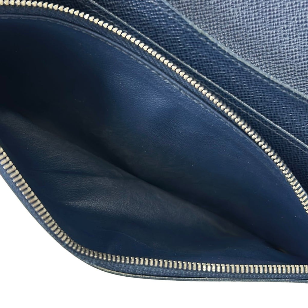 Louis Vuitton Wallet Epi Portefeuille Emily Andigo Blue Leather — view 5
