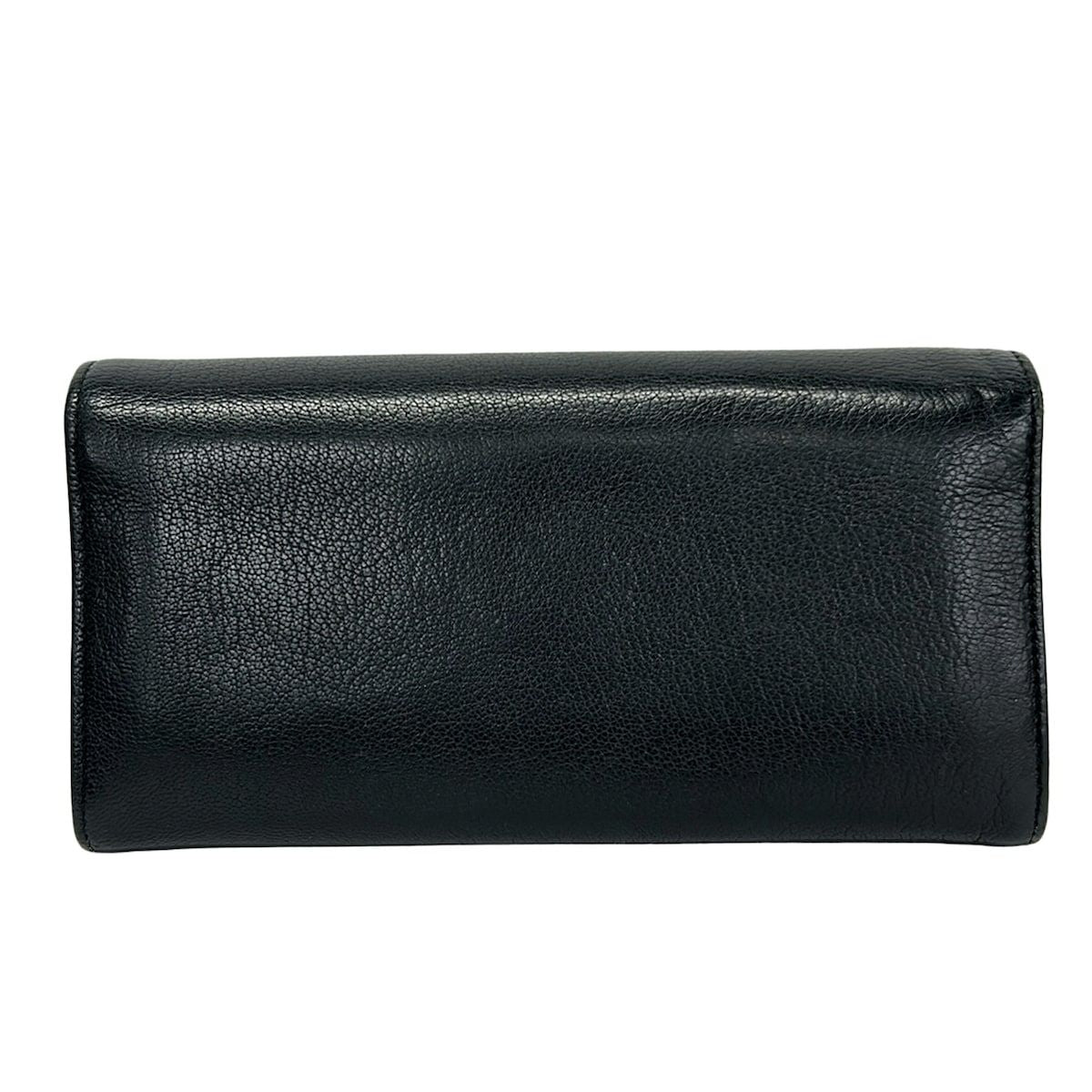 Chanel Wallet Lucky Clover Black Silver Leather — view 2