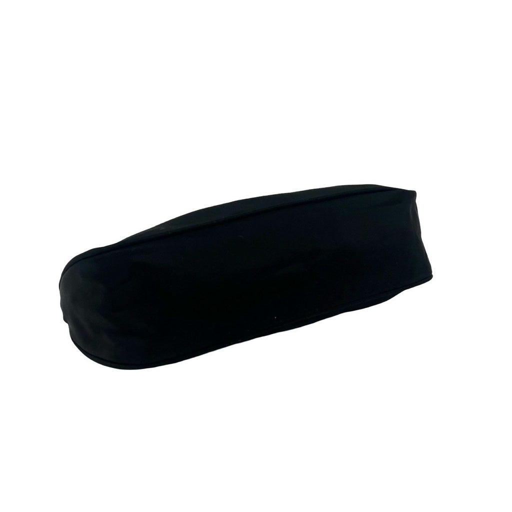 Prada Triangle Tessuto Nylon Mini Handbag Pouch Black — view 7