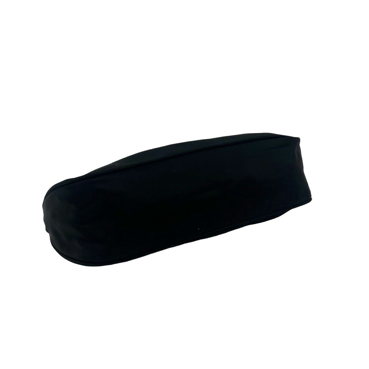 Prada Triangle Tessuto Nylon Mini Handbag Pouch Black — view 7