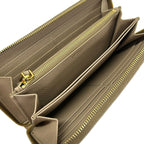 Prada Wallet Beige Zip Around Leather — view 3