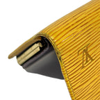 Louis Vuitton Bifold Wallet Epi Porte-Monnaie Vieviernova Jaune Leather — view 6