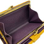 Louis Vuitton Bifold Wallet Epi Porte-Monnaie Vieviernova Jaune Leather — view 4