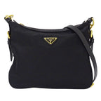 Prada Shoulder Bag Nylon Black Logo